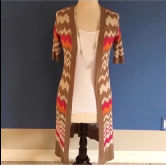 The Limited Sweaters - The Limited Zig Zag Cardigan